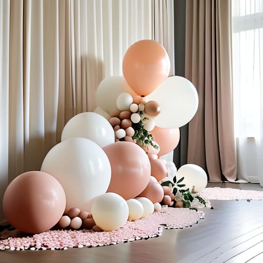 Creating Warmth With Organic Balloon Garlands