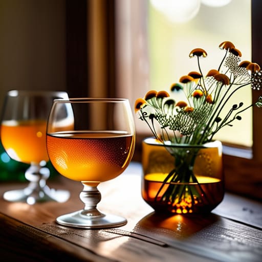 Lean into the thrift store charm glassware.