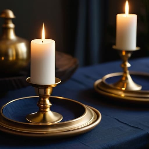 Navy and Gold Party Aesthetics for a Warm Welcoming Glow.