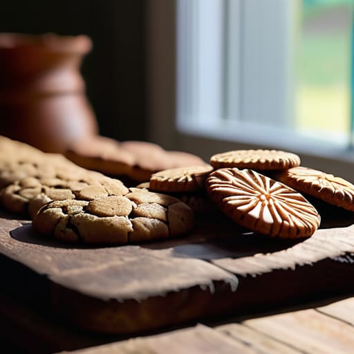 The "Build-Your-Own" Cookie Station on wood.
