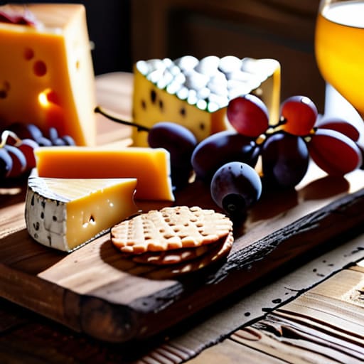 The "No-Stress" Grazing Board on coffee table.