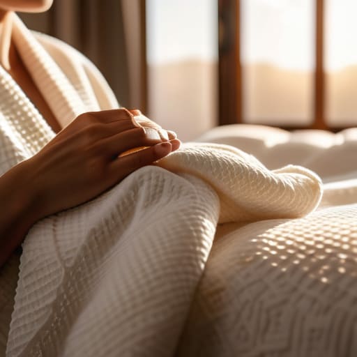 A Cloud-Like Robe for ultimate relaxation.