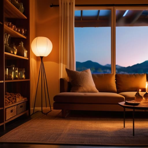 Let the lighting do the heavy lifting.