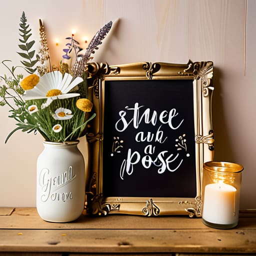 Low Key Diy Event Signage for a Personal Touch