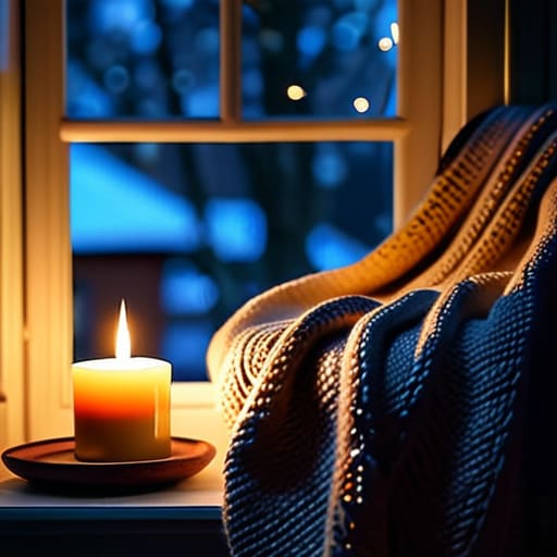 Cozy Midwinter Hygge Gathering with wool throws.