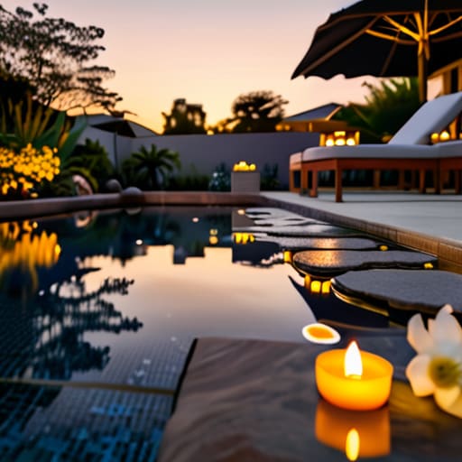 Set the mood with soft lighting.