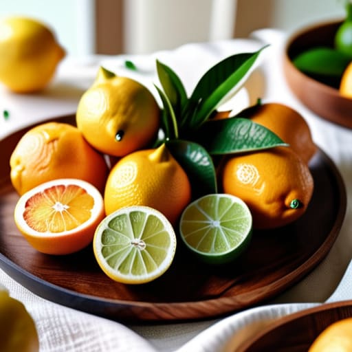 Bright citrus table decor, Sweet Citrus Sunshine.