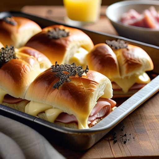 Warm, gooey sliders in a pull-apart tray.