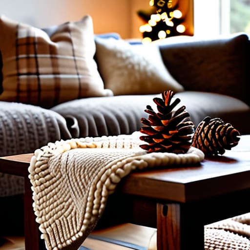 Cozy decor for An Après-Ski Soirée.