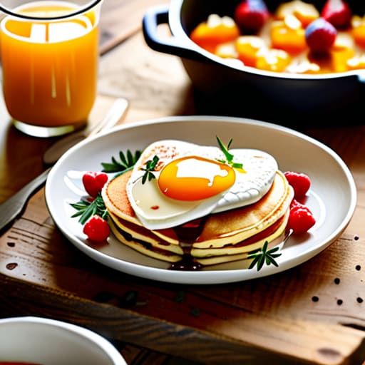 Brunch spread bringing it all together.