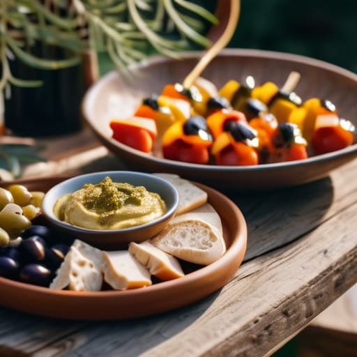 Delicious shared appetizers, bringing it all together.