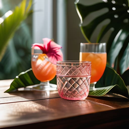 Bringing the Tropics Home with natural greenery.