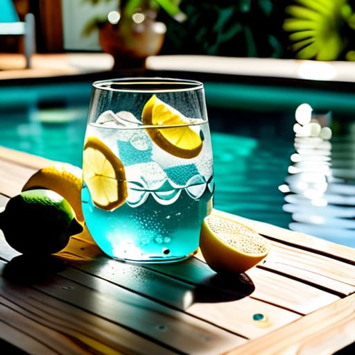 Create a dedicated hydration station with citrus.