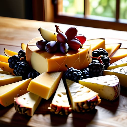 Lush edible centerpiece displays with seasonal fruit.