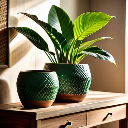 Sturdy plants: greenery that lives long.