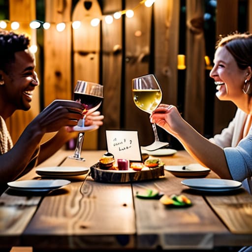 Couple playing a Nostalgic Game Night.