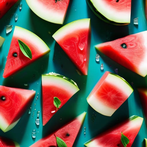 Seasonal Fruit with a Salty Twist watermelon.