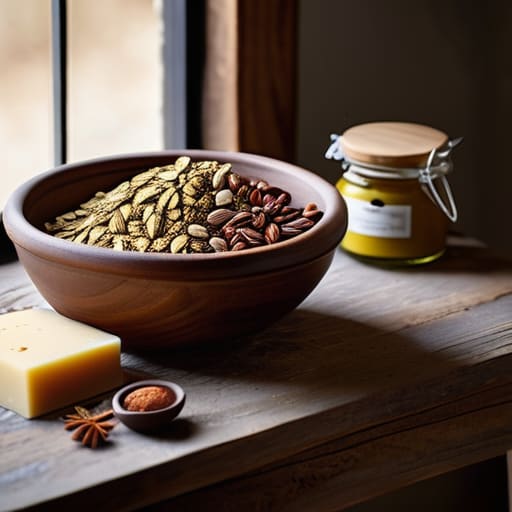Handmade items in The Gourmet Pantry Basket.