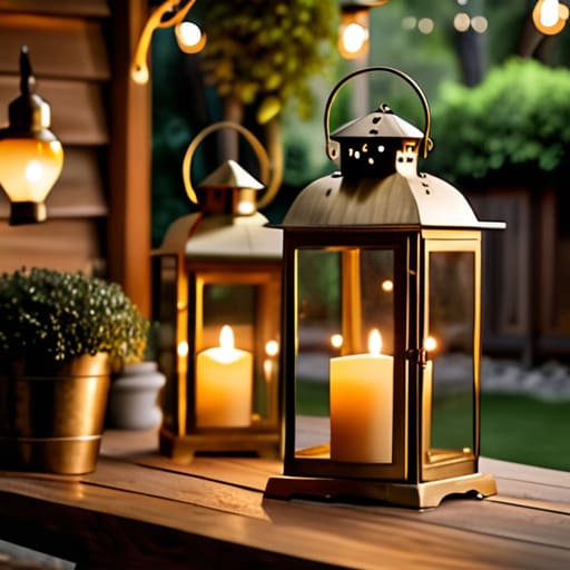 The Magic of Ambient Lighting with lanterns.