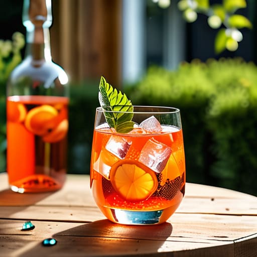 The "No-Stress" Aperol Spritz in a glass.