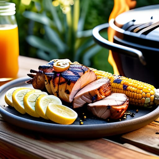 Grilling delicious food: The Secret Ingredient is You.