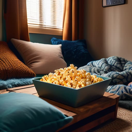 The Ultimate Low-Stakes Movie Marathon comfort nest.