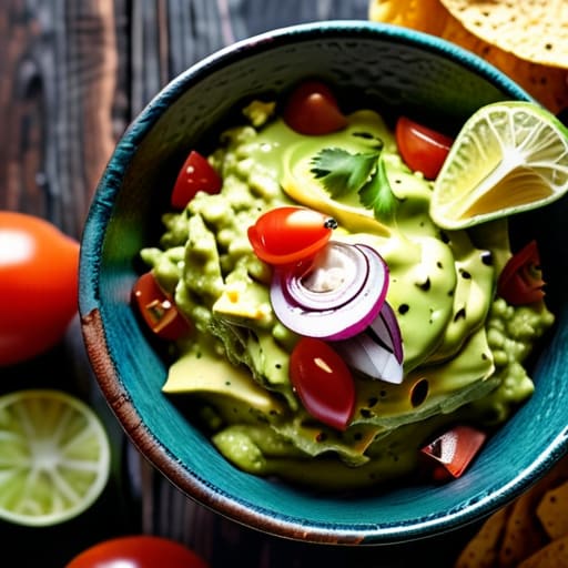 Fresh, chunky Zesty Guacamole with a Twist.
