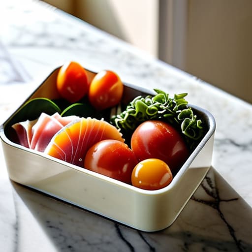 Elegant adult lunch box for small gatherings.
