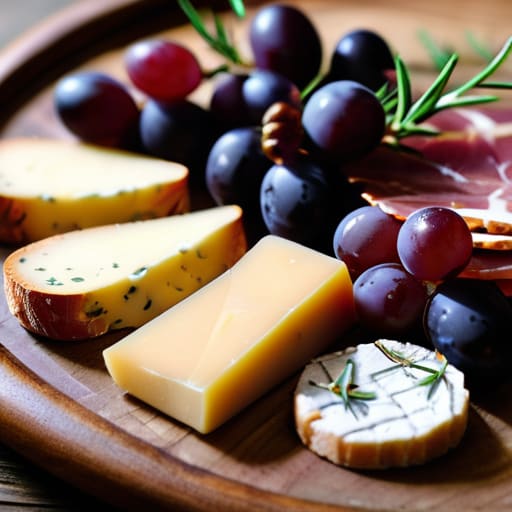 Arranging beautiful appetizer platters.