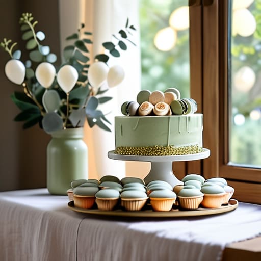 Elegant baby shower decor ideas.
