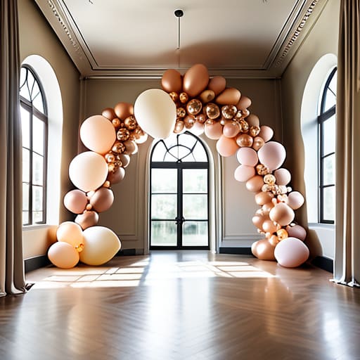 Creative balloon decor for party celebrations.