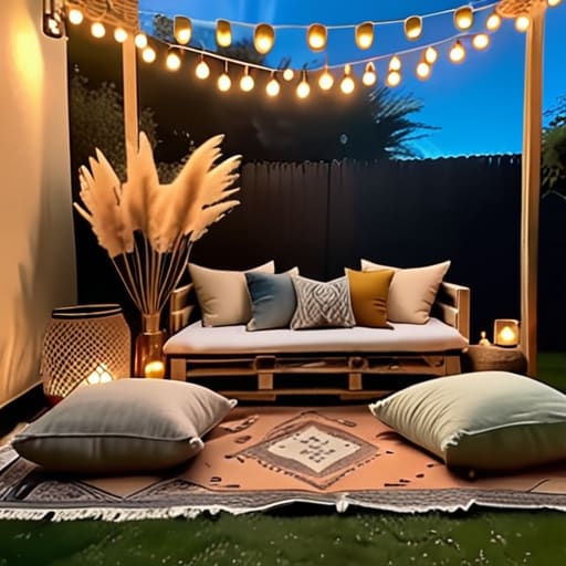 Boho party decor inspiration and ideas.