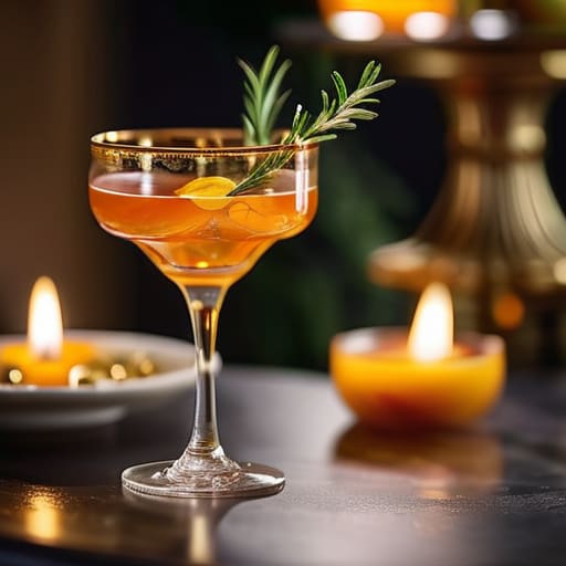 Elegant cocktail party decor setup.