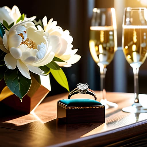 Beautiful engagement gifts for happy couples.