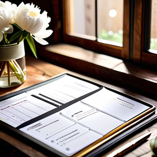 Professional event timeline creation process.