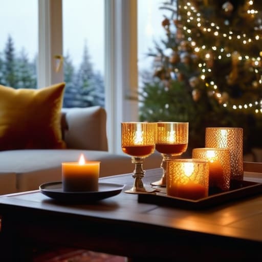 Holiday party preparation for home gatherings.