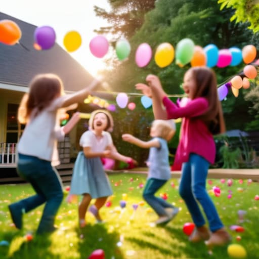 Fun kids party activities for children.