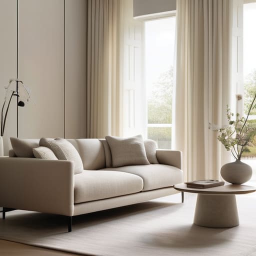 Elegant monochrome decor in a modern room.