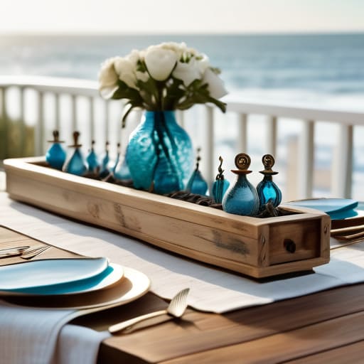 Elegant nautical party decor ideas.