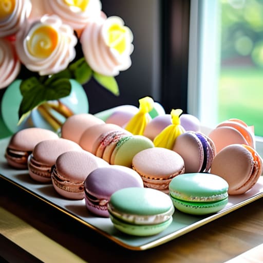 Colorful pastel party decor for celebrations.
