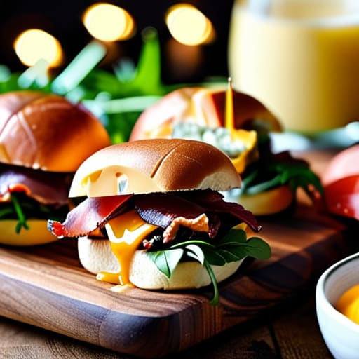 Delicious slider recipes for party appetizers.