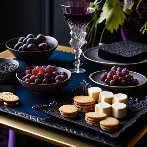 Creative themed party food display.