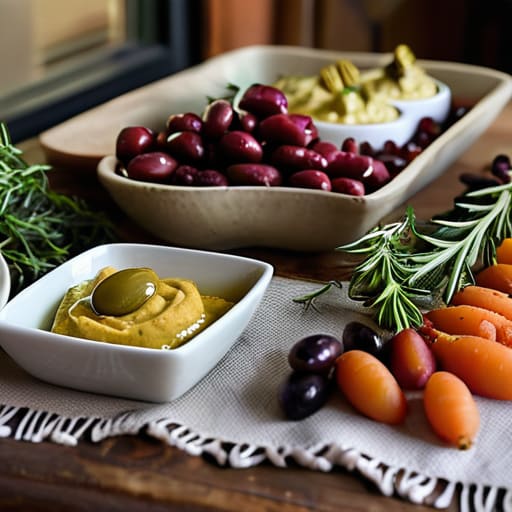 Delicious vegetarian party food for celebrations.