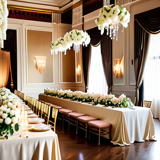 Elegant wedding reception decor ideas.