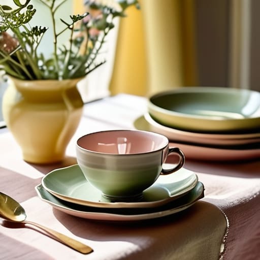 Soft pastel color palettes for morning parties.