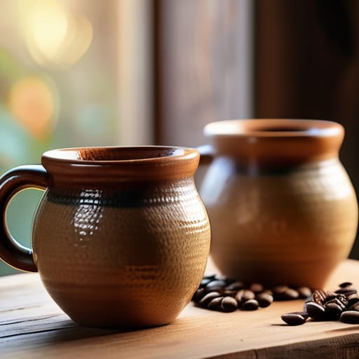 The "Cozy Morning" Mug Set ceramic mugs.