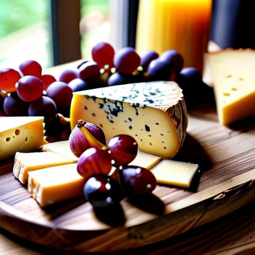 The Ultimate Grazing Board with cheese.