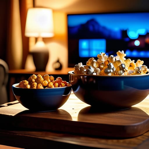 The Ultimate Popcorn Station for movie night.