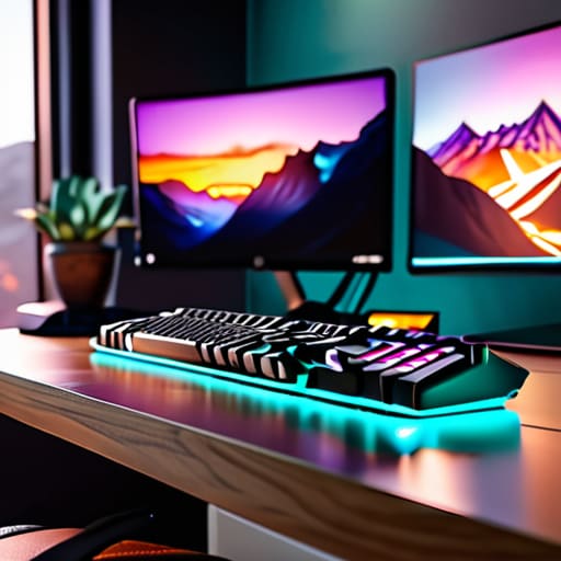 Aesthetic lighting to set the mood.