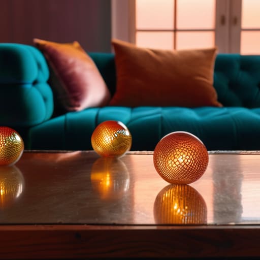Bringing the Disco Home with vibrant decor.
